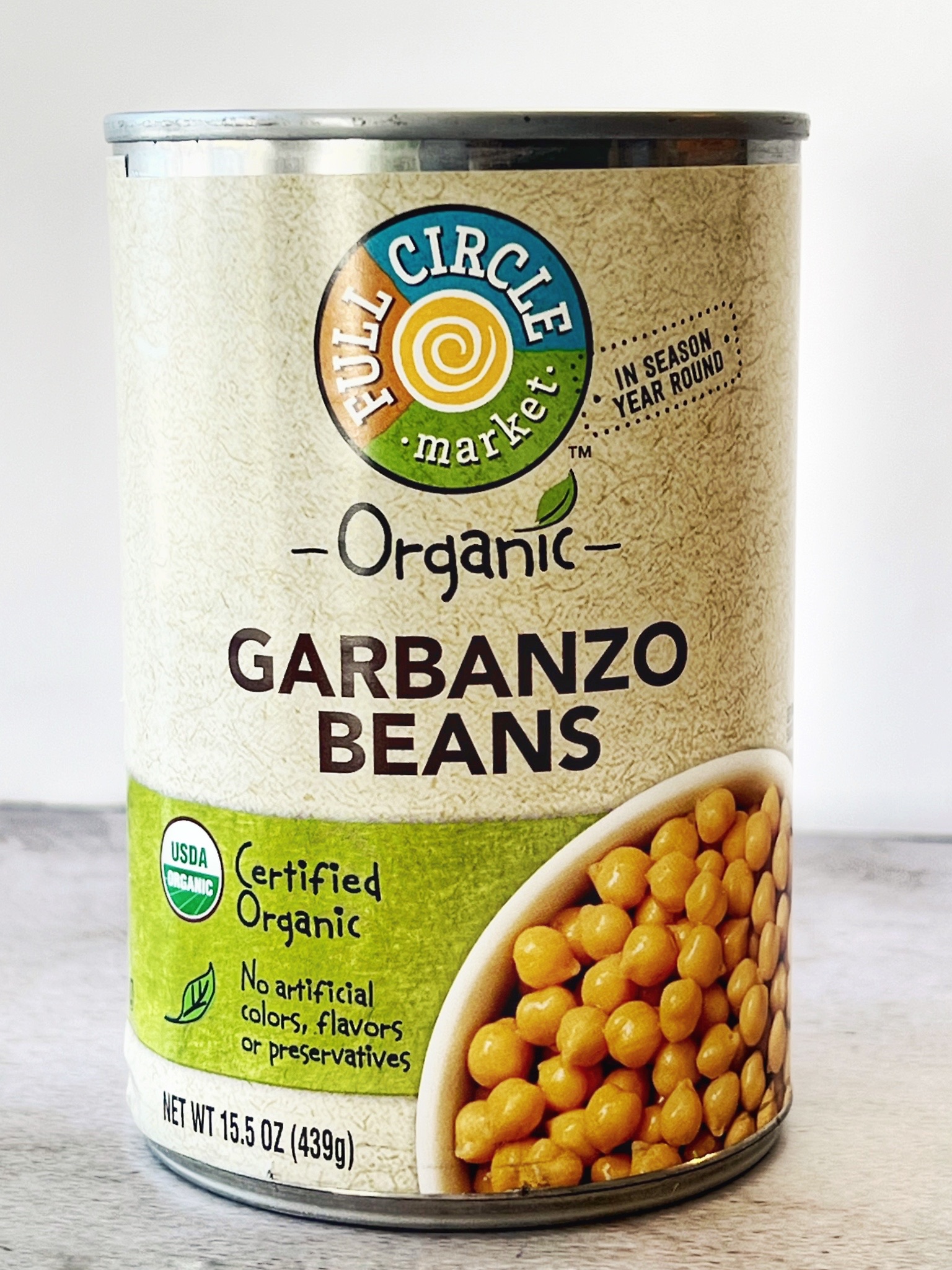 Garbanzo beans for vegan tuna salad