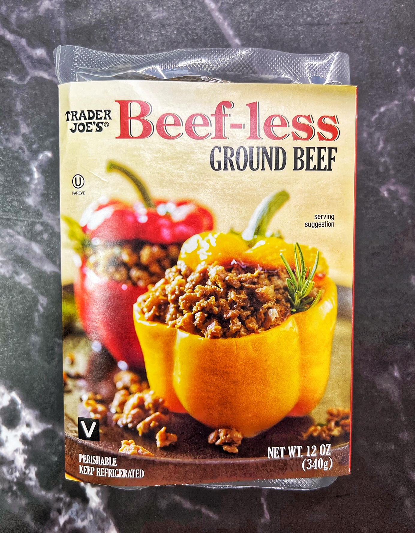 Trader Joe’s beef-less ground beef