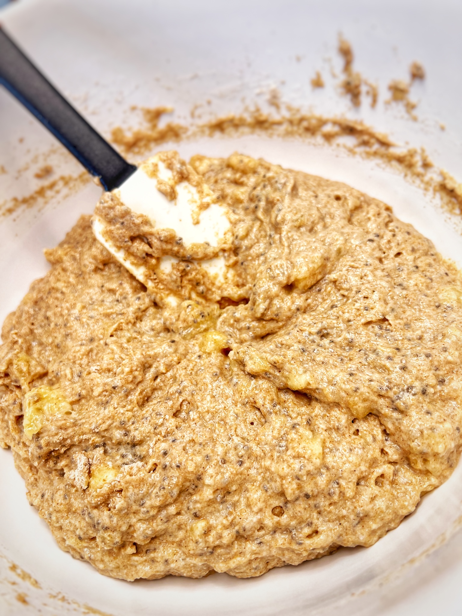 Vegan banana bread batter