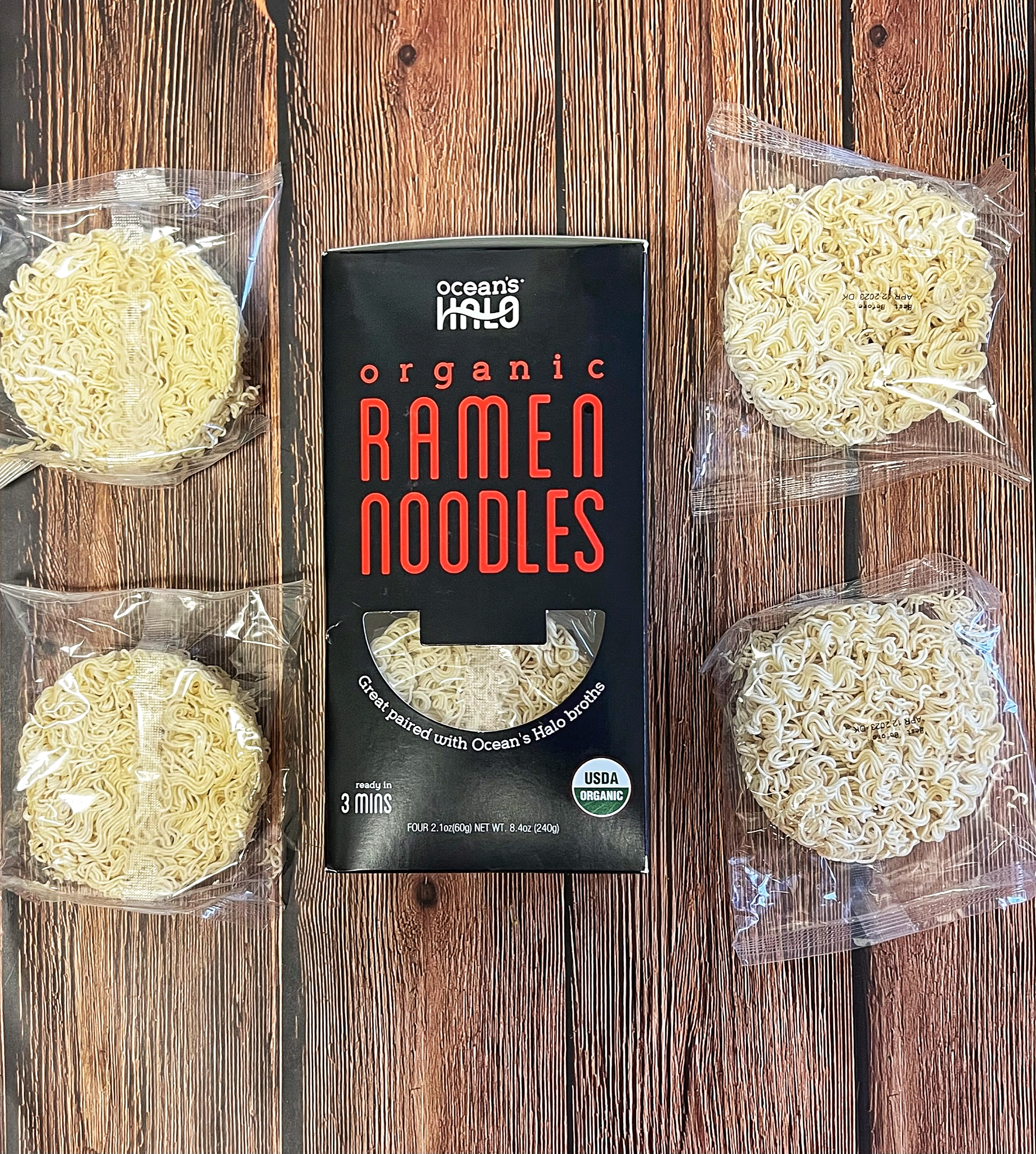 Ramen noodles for vegan ramen