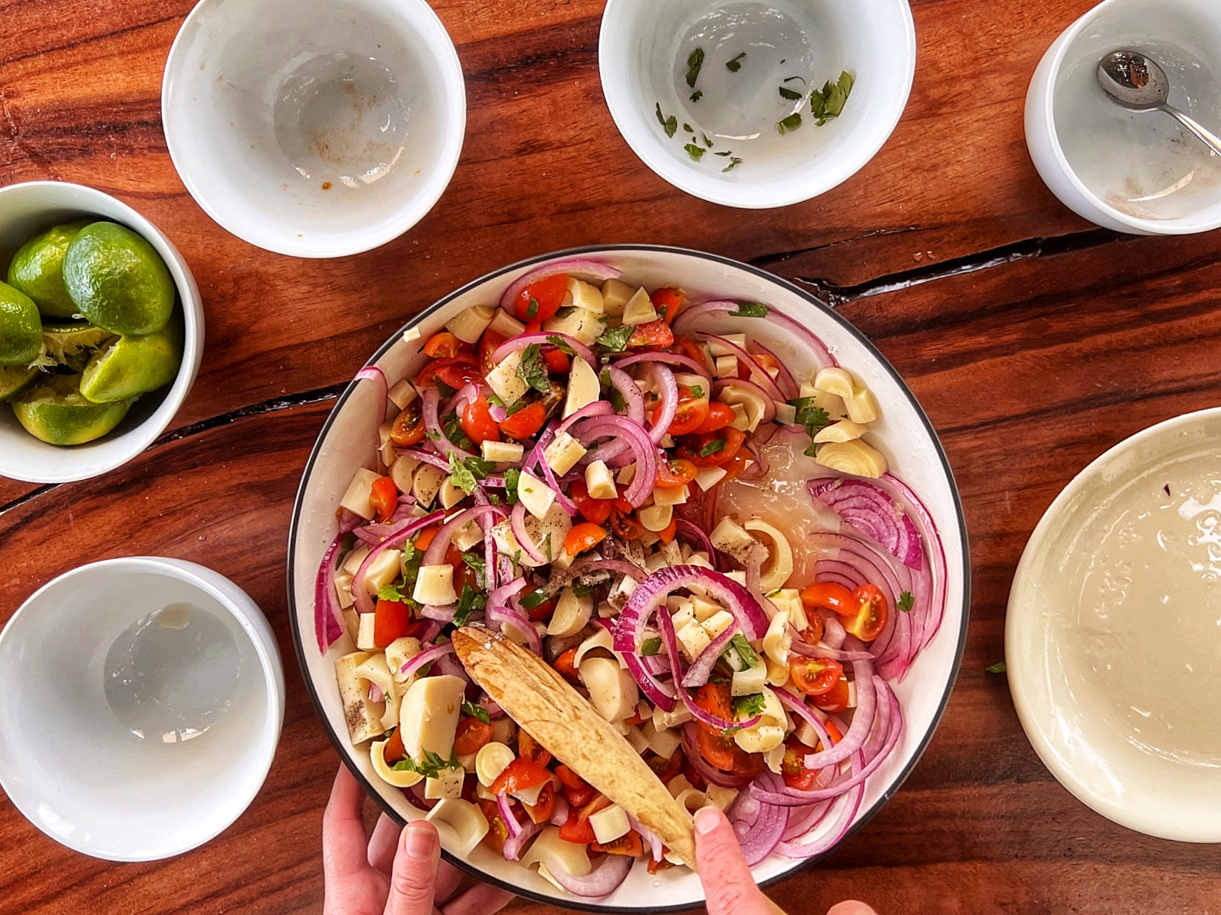 Plant-based ceviche made