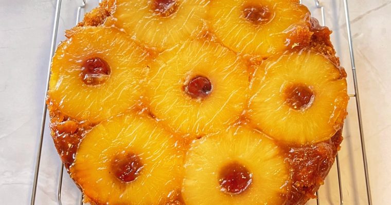 Vegan Pineapple Upside Down Cake