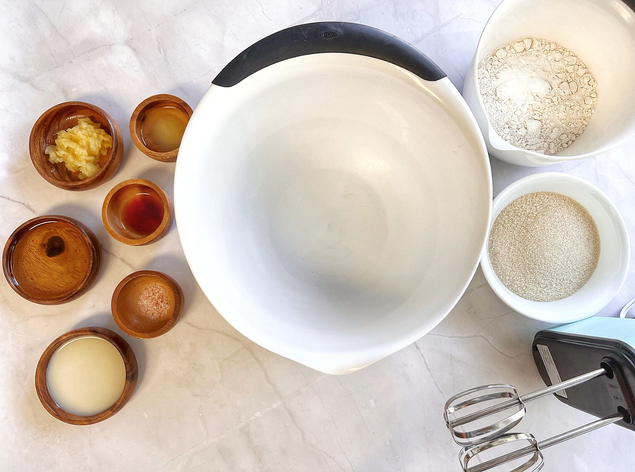 Ingredients for pineapple upside down cake