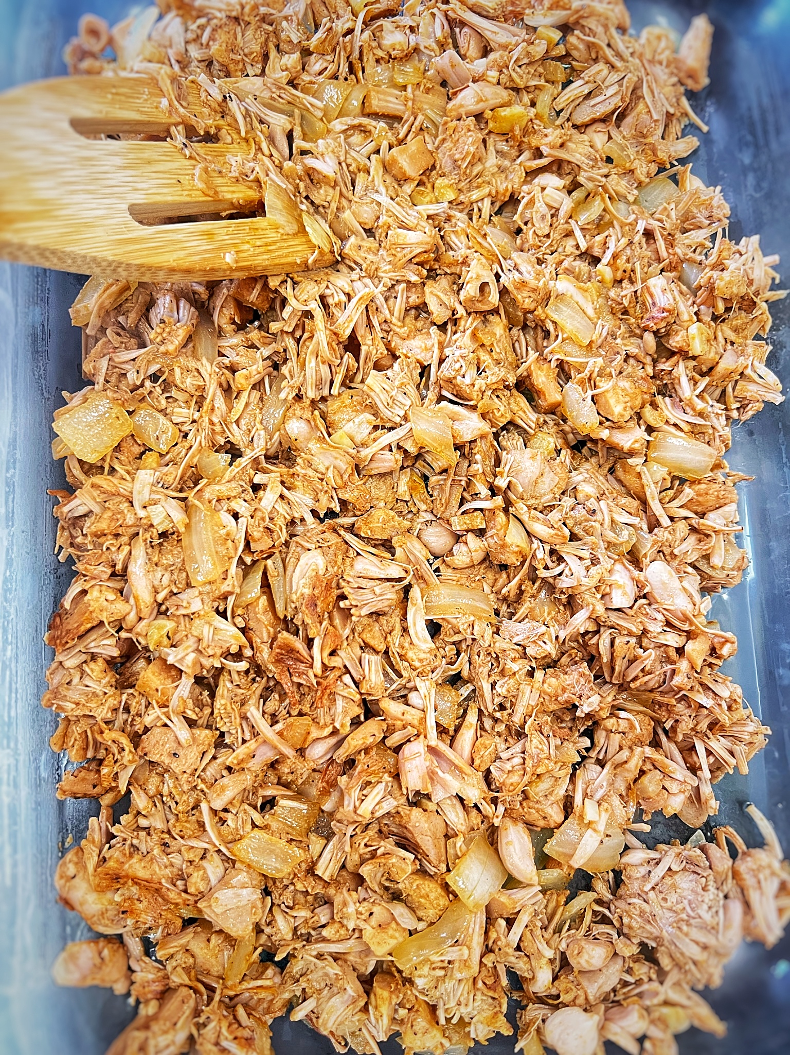 Jackfruit for vegan pulled pork sandwich